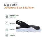 Heel pain and swelling care Slippers | Unisex Black