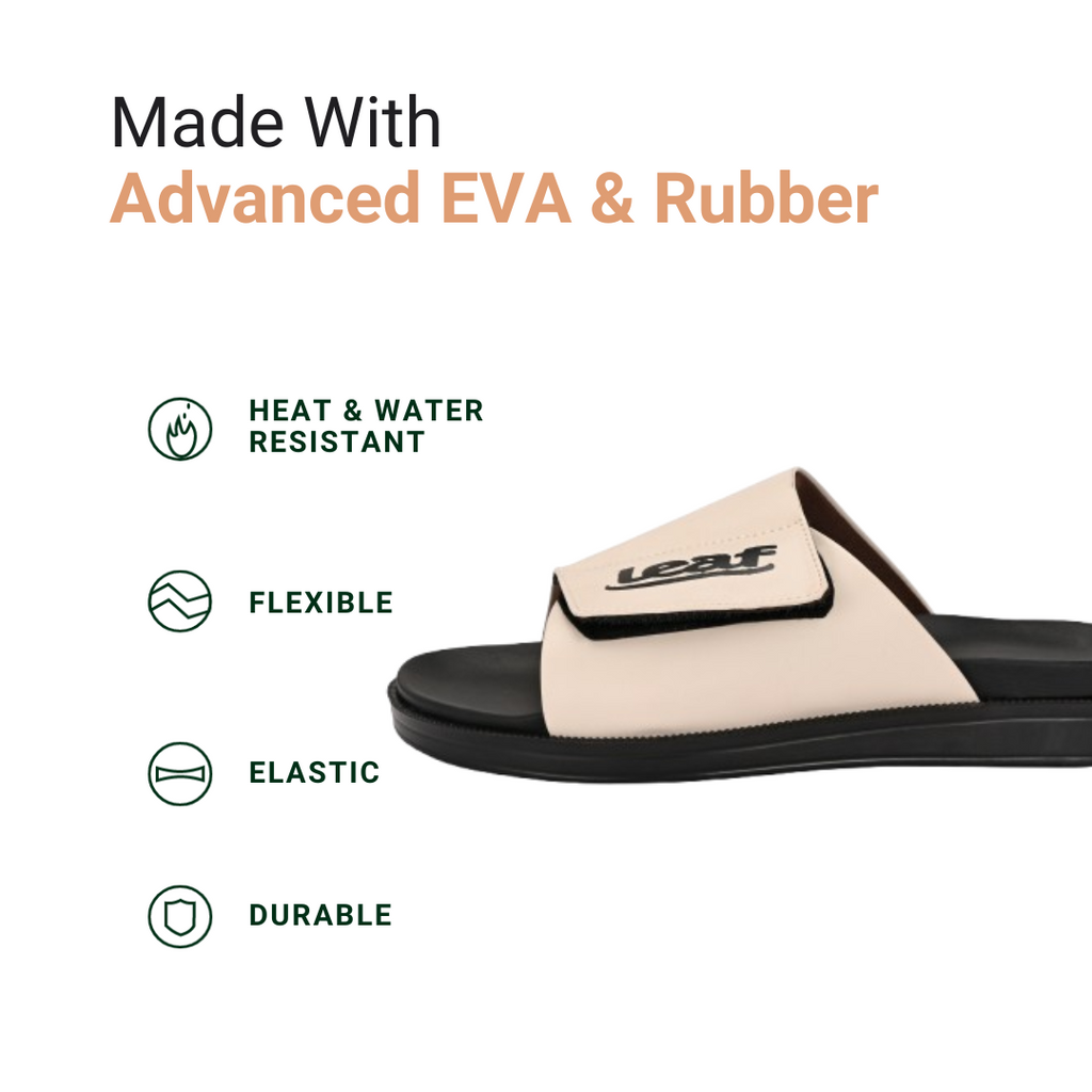 Diabetic Cushion care Anti-Friction Slippers | Unisex Beige