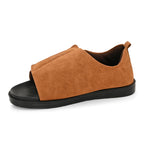 Diabetic Comfy-Pro Buddy Sandal for reduction of burning and loss of sensation. 1 Strap Brown