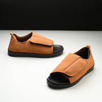 Diabetic Comfy-Pro Buddy Sandal for reduction of burning and loss of sensation. 1 Strap Brown