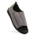 Diabetic Comfy-Pro Buddy Sandal for reduction of burning and loss of sensation. 1 Strap Grey