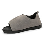 Diabetic Comfy-Pro Buddy Sandal for reduction of burning and loss of sensation. 1 Strap Grey
