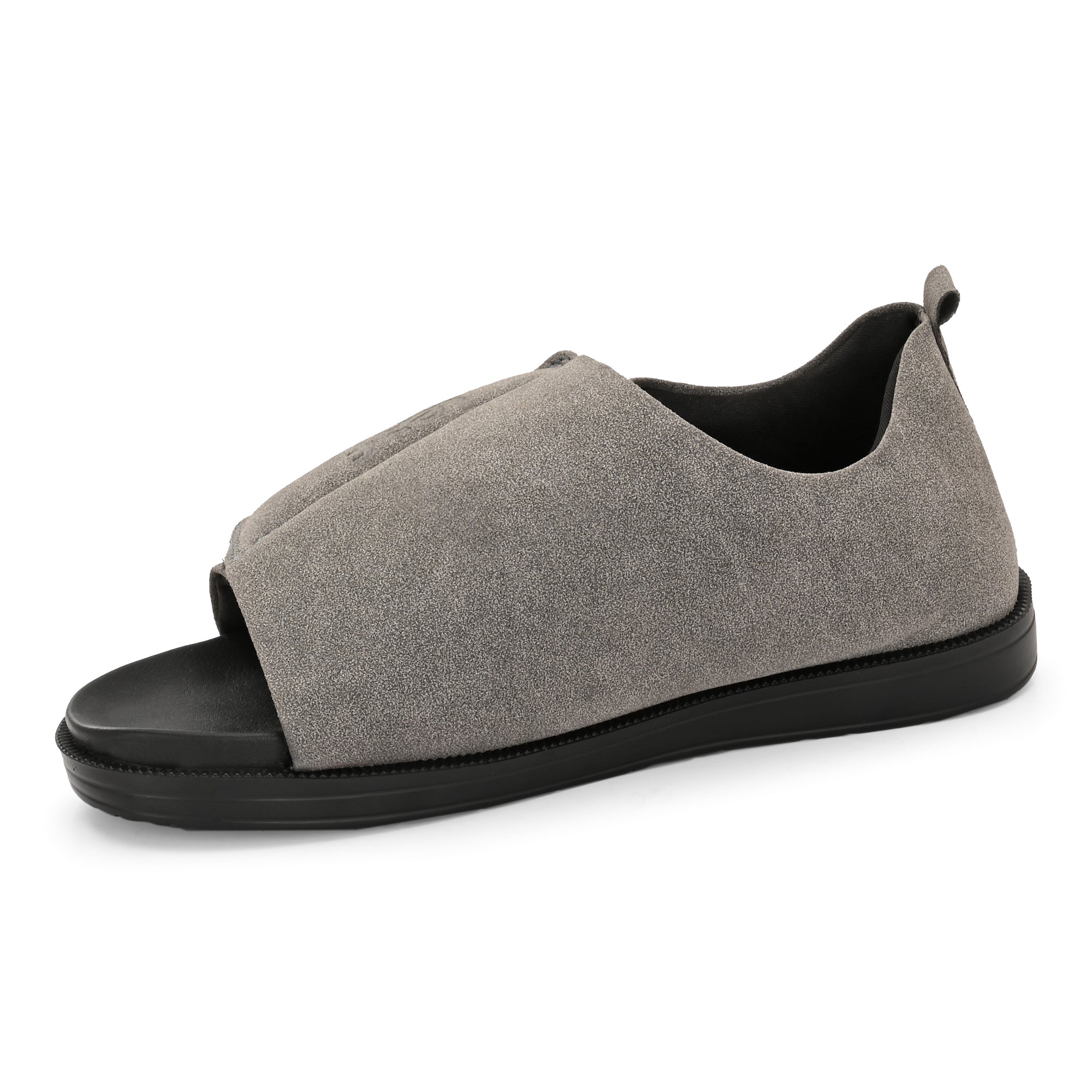 Diabetic Comfy-Pro Buddy Sandal for reduction of burning and loss of sensation. 1 Strap Grey