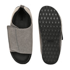 Diabetic Comfy-Pro Buddy Sandal for reduction of burning and loss of sensation. 1 Strap Grey