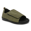 Diabetic Comfy-Pro Buddy Sandal for reduction of burning and loss of sensation. 1 Strap Olive