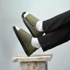 Diabetic Comfy-Pro Buddy Sandal for reduction of burning and loss of sensation. 1 Strap Olive