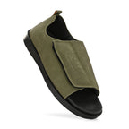 Diabetic Comfy-Pro Buddy Sandal for reduction of burning and loss of sensation. 1 Strap Olive