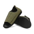 Diabetic Comfy-Pro Buddy Sandal for reduction of burning and loss of sensation. 1 Strap Olive
