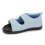 Diabetic Comfy-Pro Snow Sandal for reduction of burning and loss of sensation. 2 straps Blue