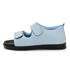 Diabetic Comfy-Pro Snow Sandal for reduction of burning and loss of sensation. 2 straps Blue