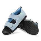 Diabetic Comfy-Pro Snow Sandal for reduction of burning and loss of sensation. 2 straps Blue