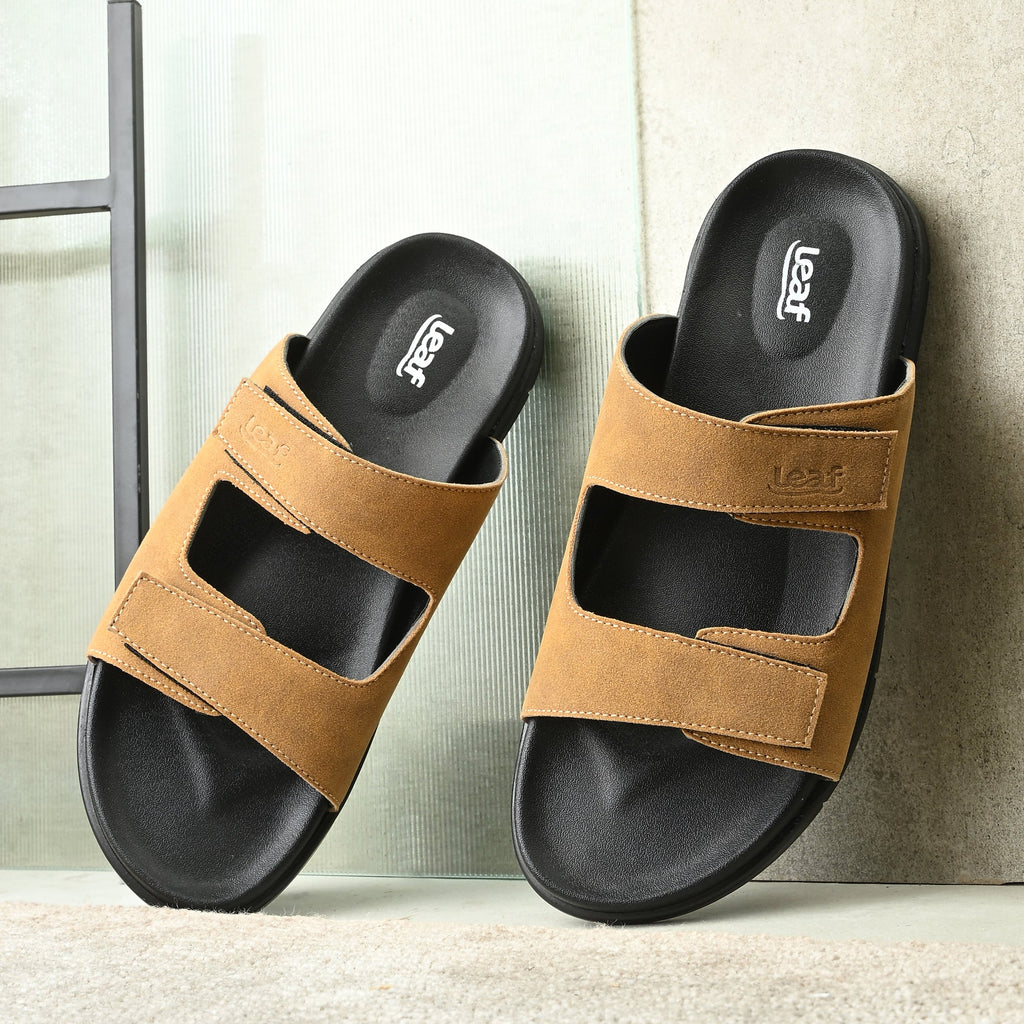 Leaf Compression Max Heel pain and swelling care Slippers High Compression Double Strap | Unisex Beige