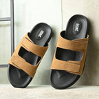 Leaf Compression Max Heel pain and swelling care Slippers High Compression Double Strap | Unisex Beige