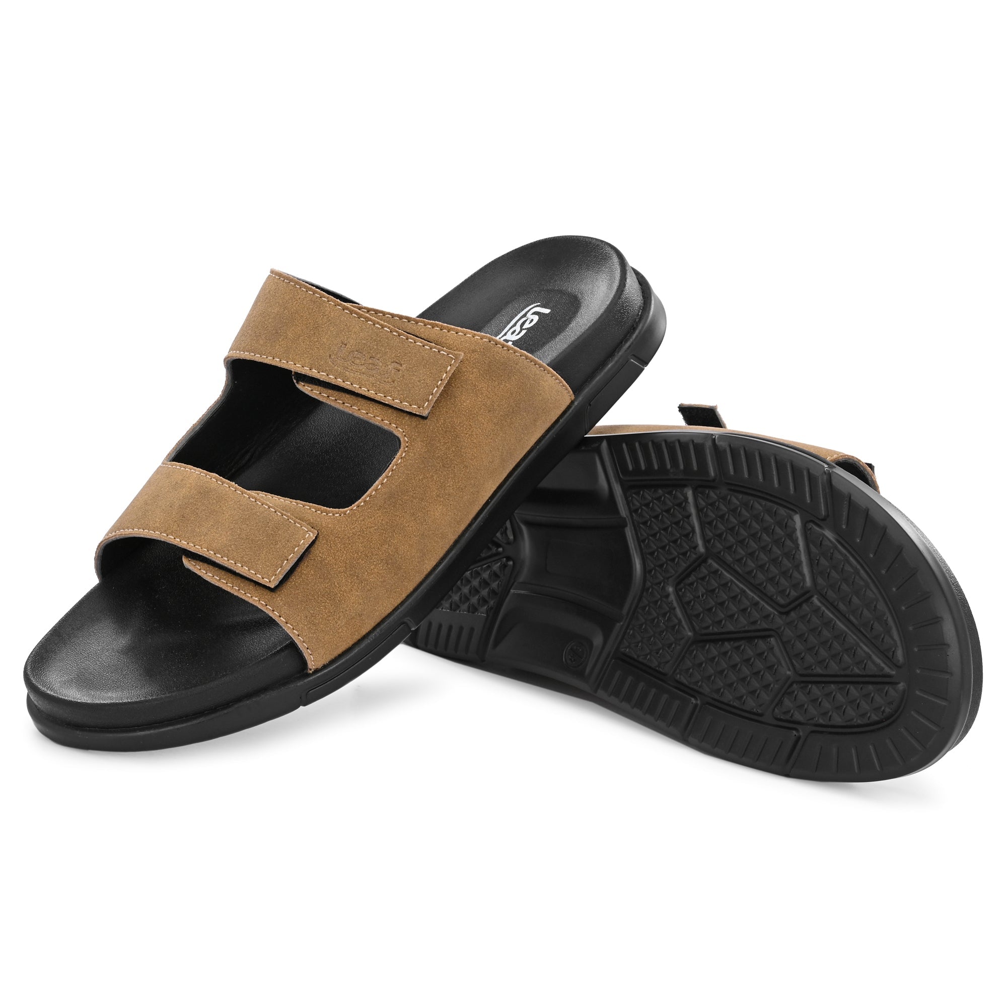 Leaf Compression Max Heel pain and swelling care Slippers High Compression Double Strap | Unisex Beige