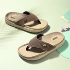 Leaf heel pain comfort slippers for women Beige