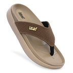 Leaf heel pain comfort slippers for women Beige