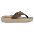 Leaf heel pain comfort slippers for women Beige