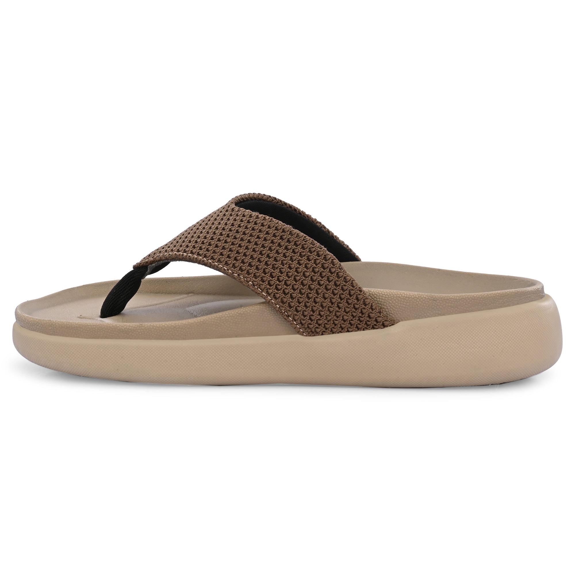 Leaf heel pain comfort slippers for women Beige