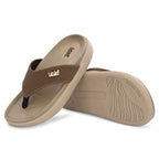 Leaf heel pain comfort slippers for women Beige