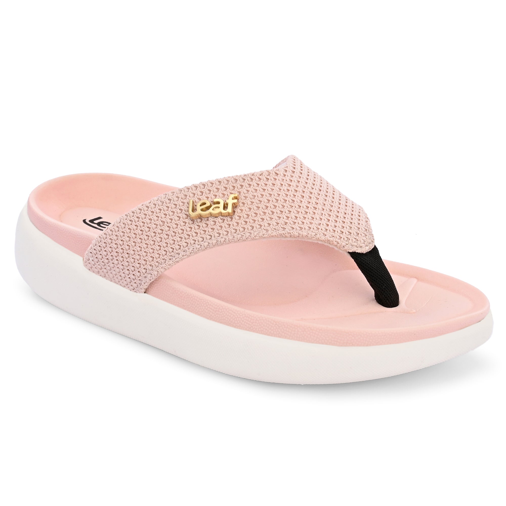 Leaf heel Pain comfort slippers for women Pink