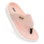 Leaf heel Pain comfort slippers for women Pink