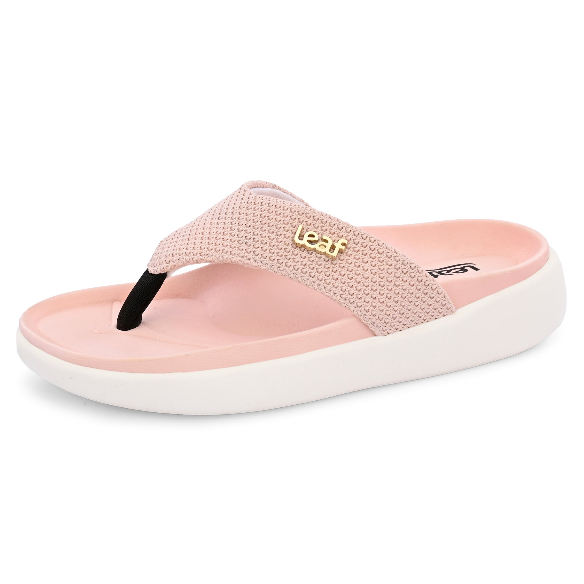 Leaf heel Pain comfort slippers for women Pink