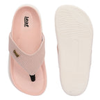 Leaf heel Pain comfort slippers for women Pink
