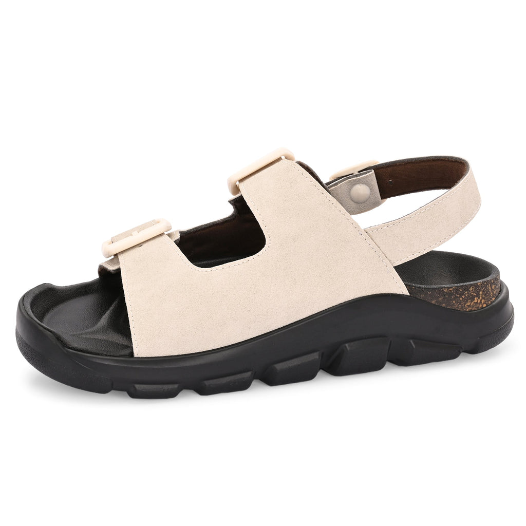 ArcHeaven Sandals For Knee and hip pain with neuropathic materials | Unisex Beige