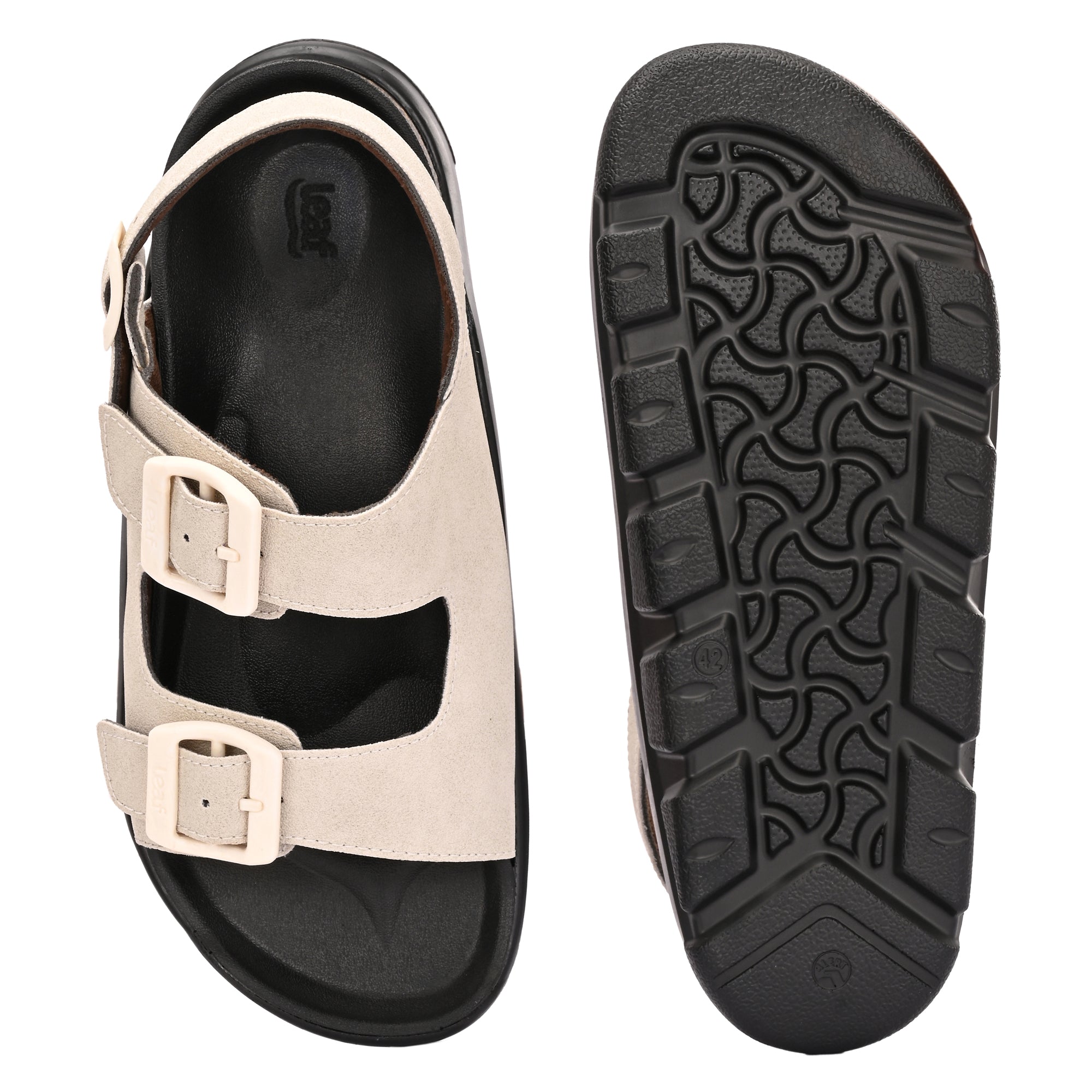 ArcHeaven Sandals For Knee and hip pain with neuropathic materials | Unisex Beige