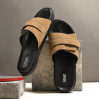 Leaf Compression Max Heel pain and swelling care Slippers High Compression Single Strap | Unisex Beige