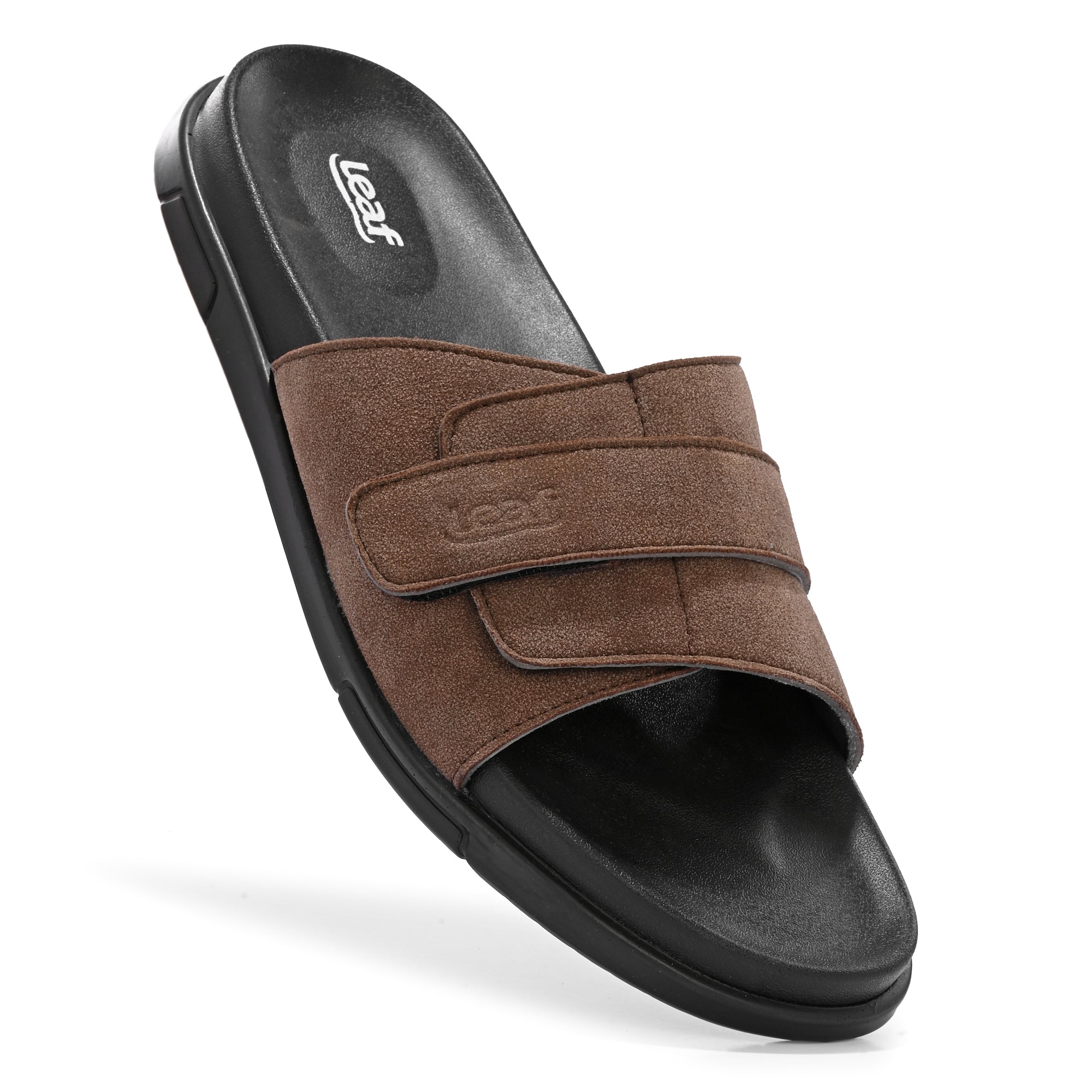 Leaf Compression Max Heel pain and swelling care Slippers High Compression Single Strap | Unisex Brown