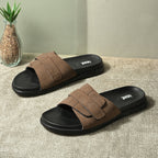 Leaf Compression Max Heel pain and swelling care Slippers High Compression Single Strap | Unisex Brown