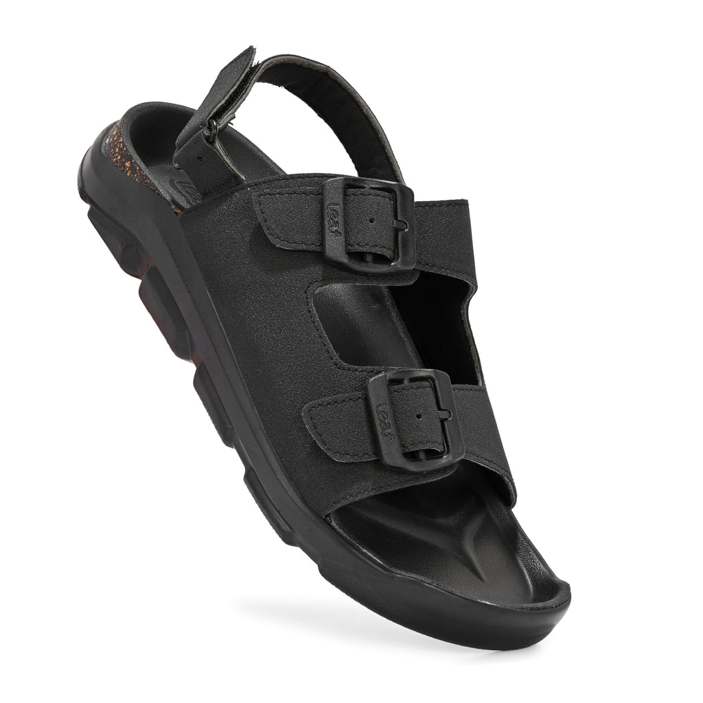 ArcHeaven Sandals For Knee and hip pain with neuropathic materials | Unisex Black