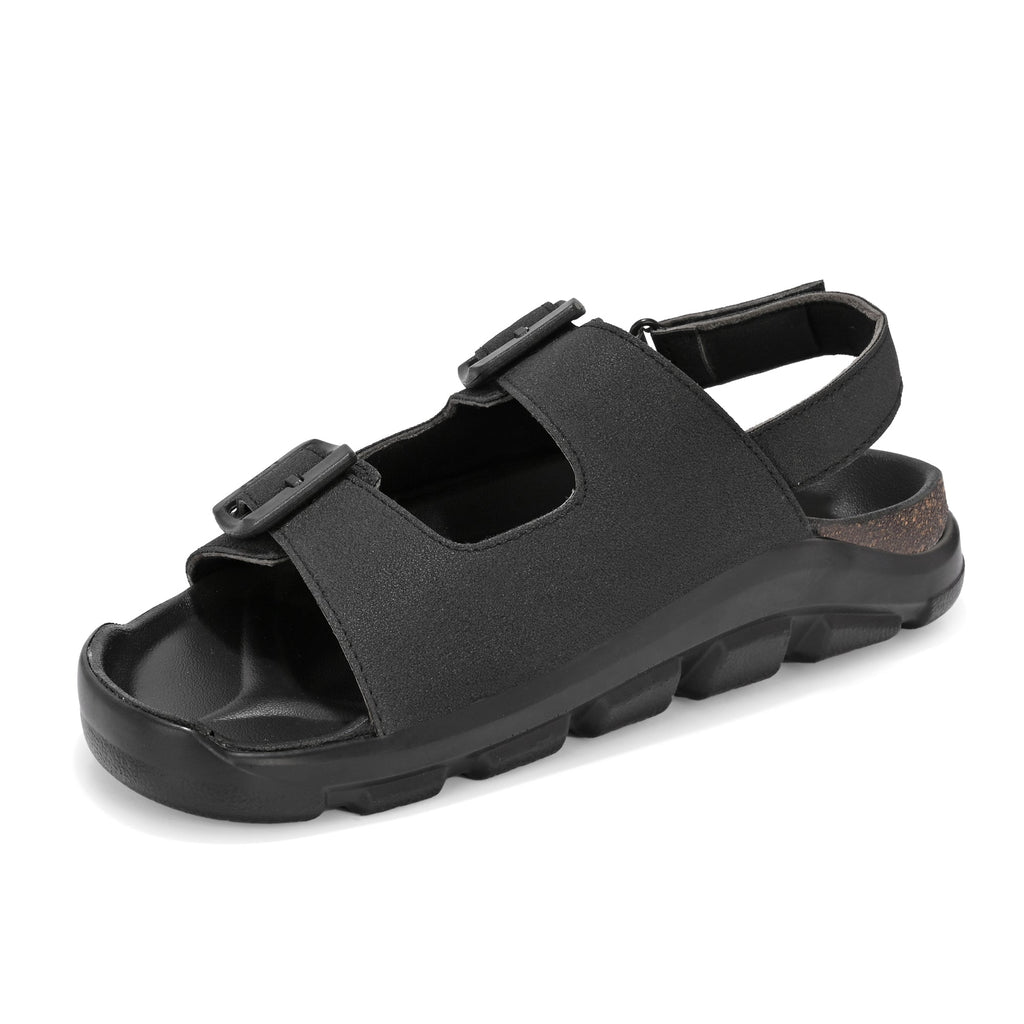 ArcHeaven Sandals For Knee and hip pain with neuropathic materials | Unisex Black