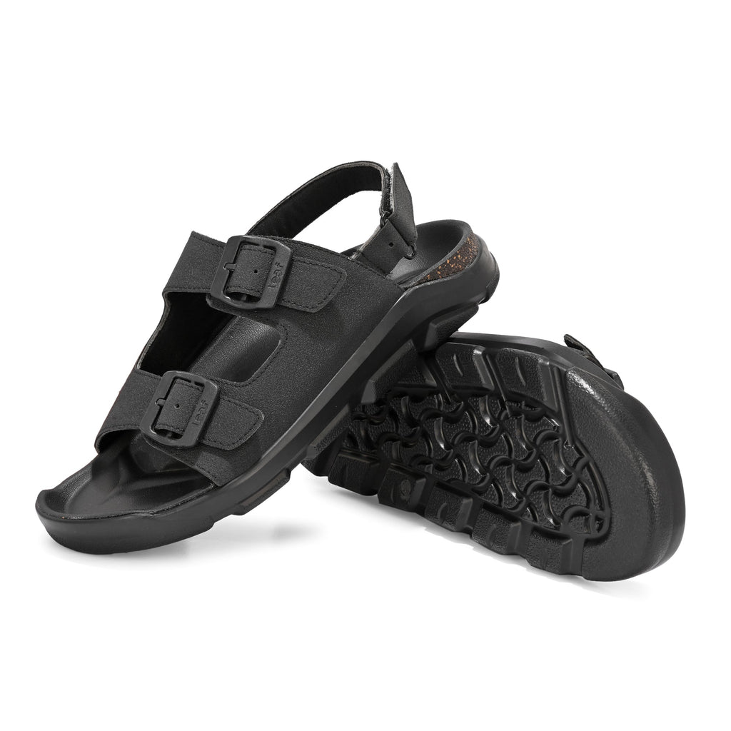 ArcHeaven Sandals For Knee and hip pain with neuropathic materials | Unisex Black