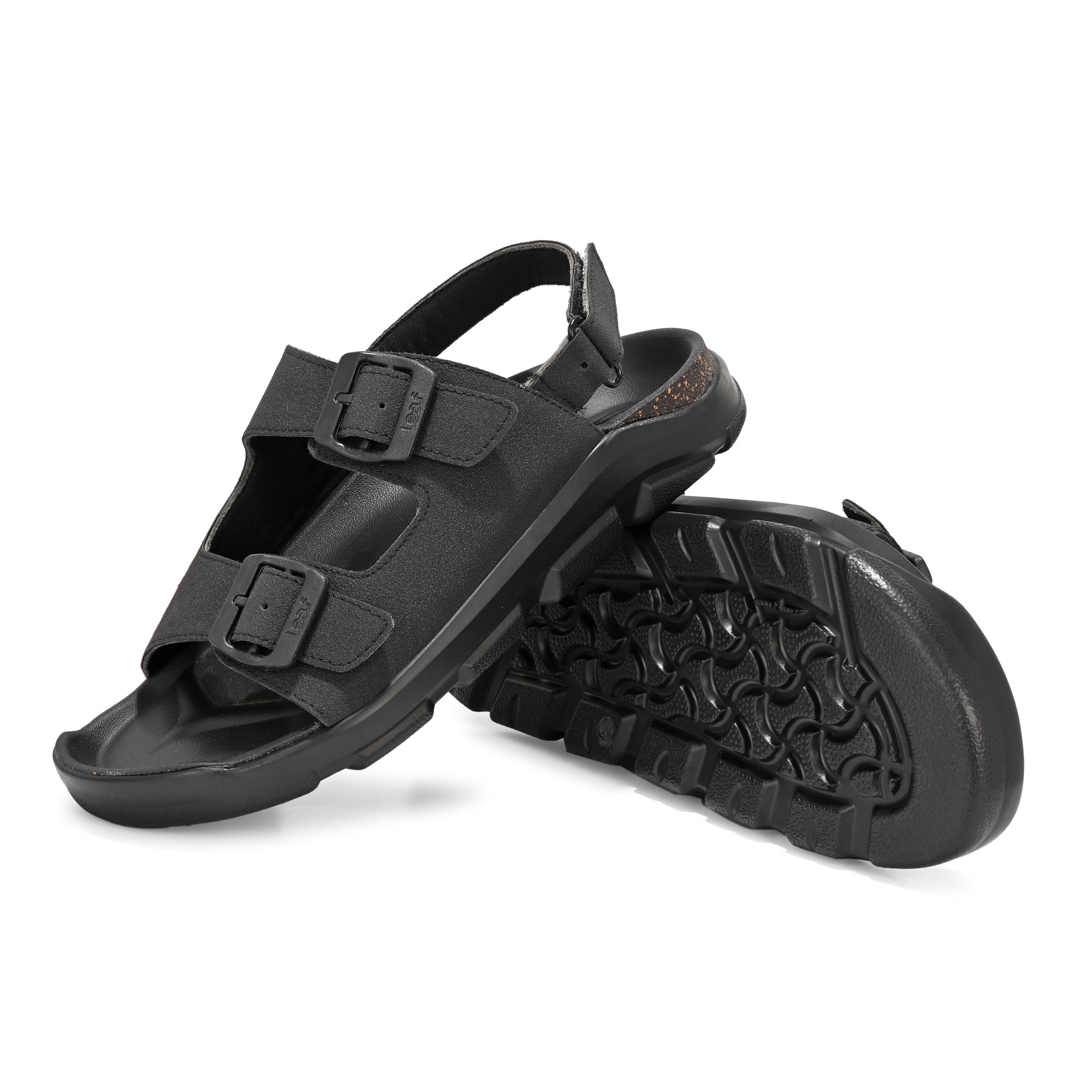 ArcHeaven Sandals For Knee and hip pain with neuropathic materials | Unisex Black