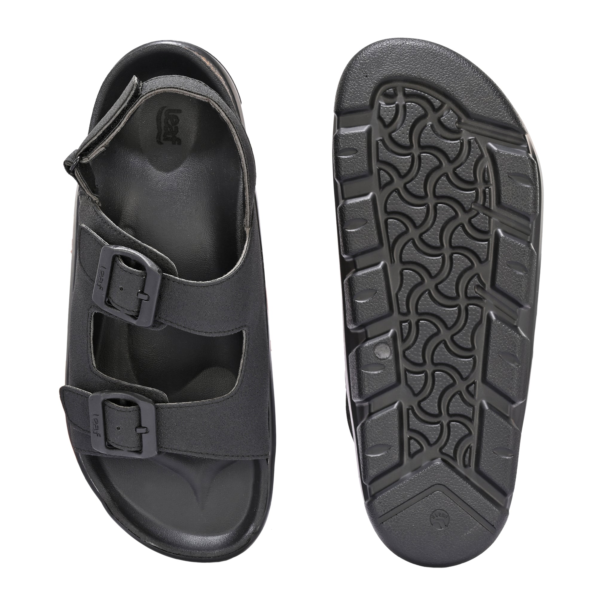 ArcHeaven Sandals For Knee and hip pain with neuropathic materials | Unisex Black